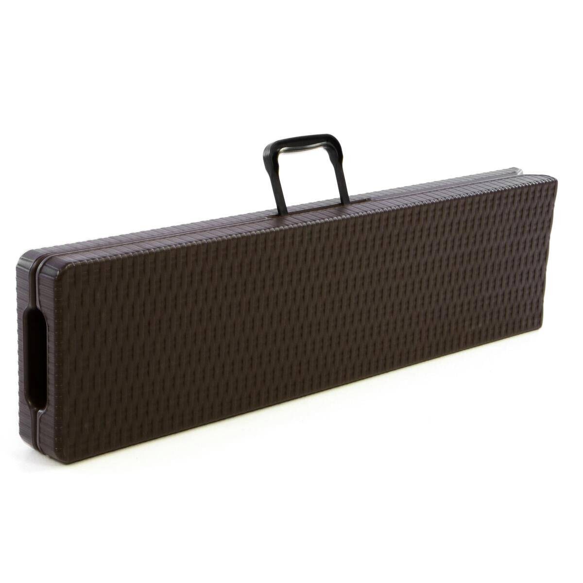 VCM Bierzeltgarnitur braun Metall L: ca. 180 cm