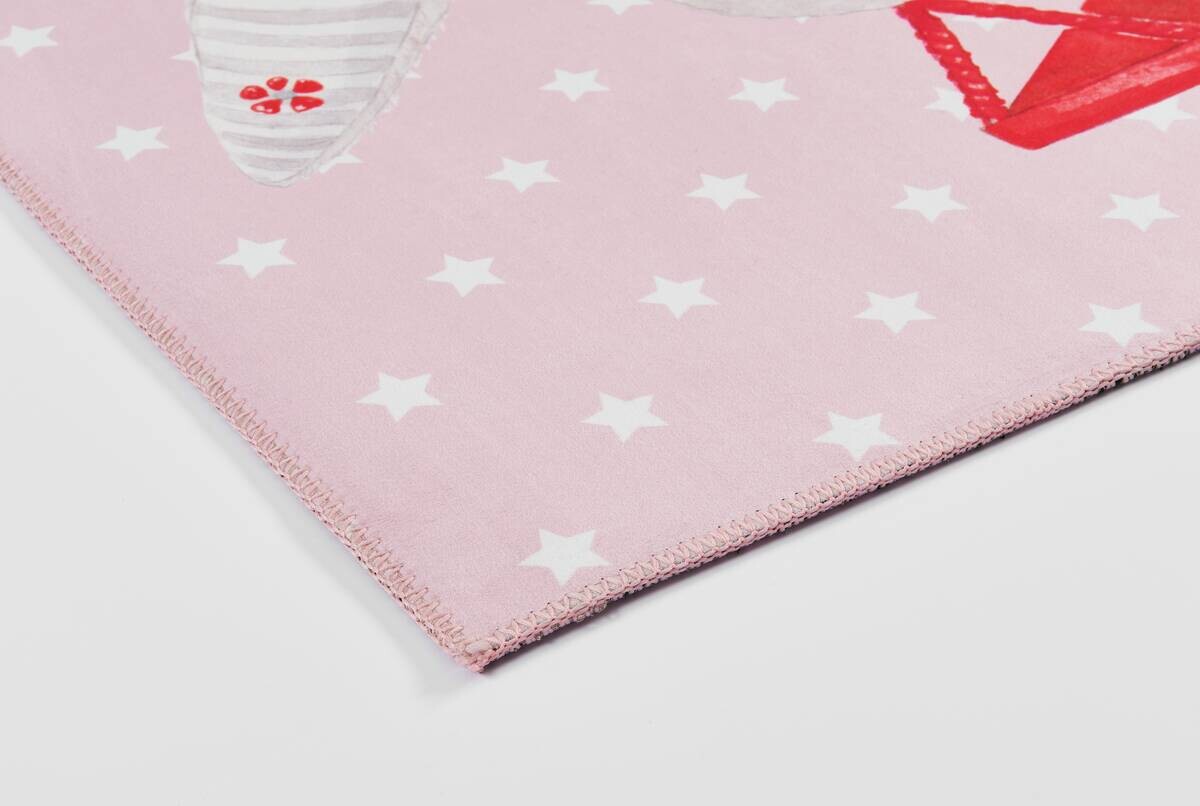 Baby Glück Kinderteppich rosa B/L: ca. 80x150 cm Baby Glück Kinderteppich rosa B/L: ca. 80x150 cm