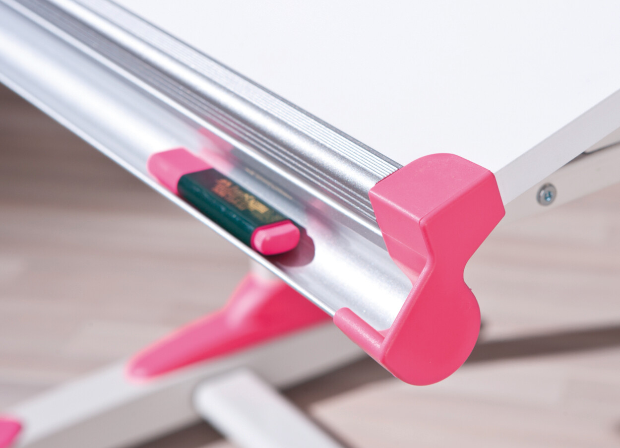 Schreibtisch 2Colorido weiß pink grün B/H/L: ca. 70,5x69,5x101 cm