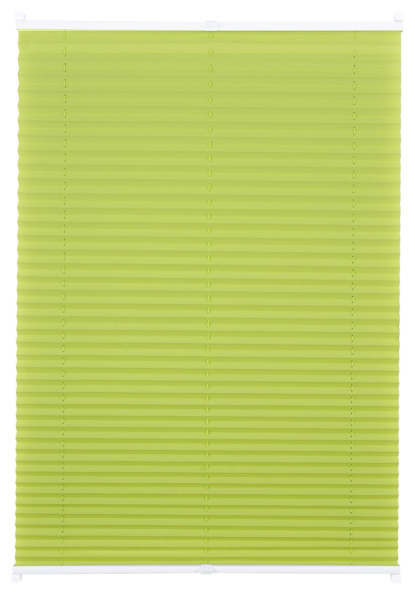 Hochwertiges Klemmplissee hellgrün B/L: ca. 80x130 cm