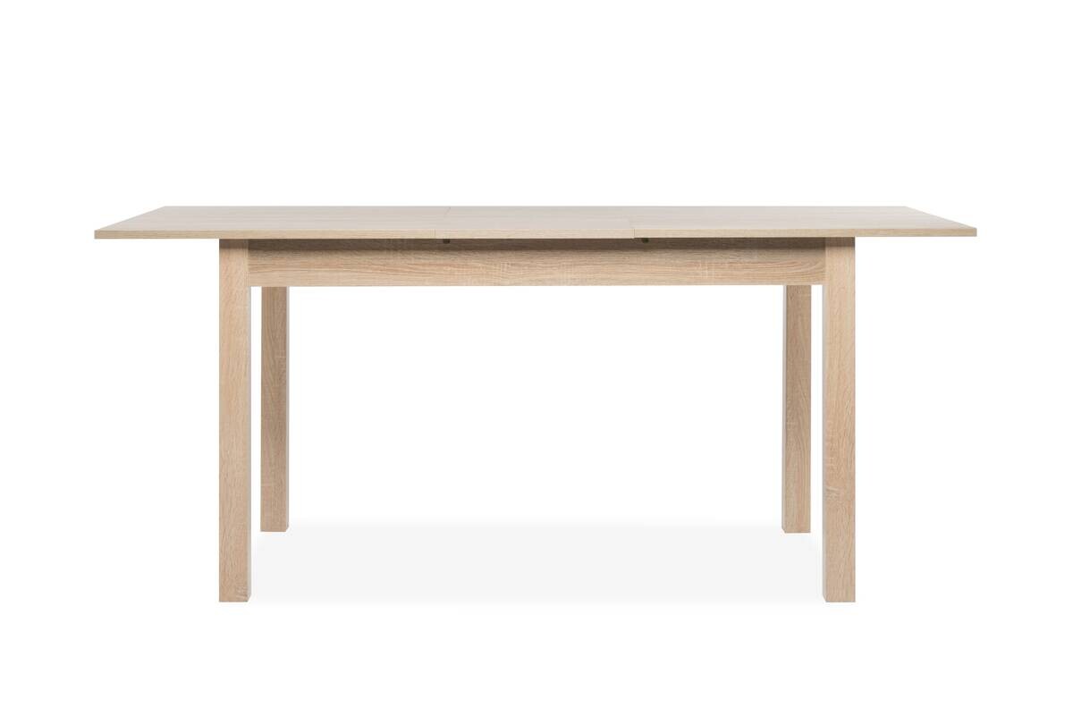 Esstisch Coburg Eiche Sonoma Optik schwarz B/T: ca. 140x80 cm