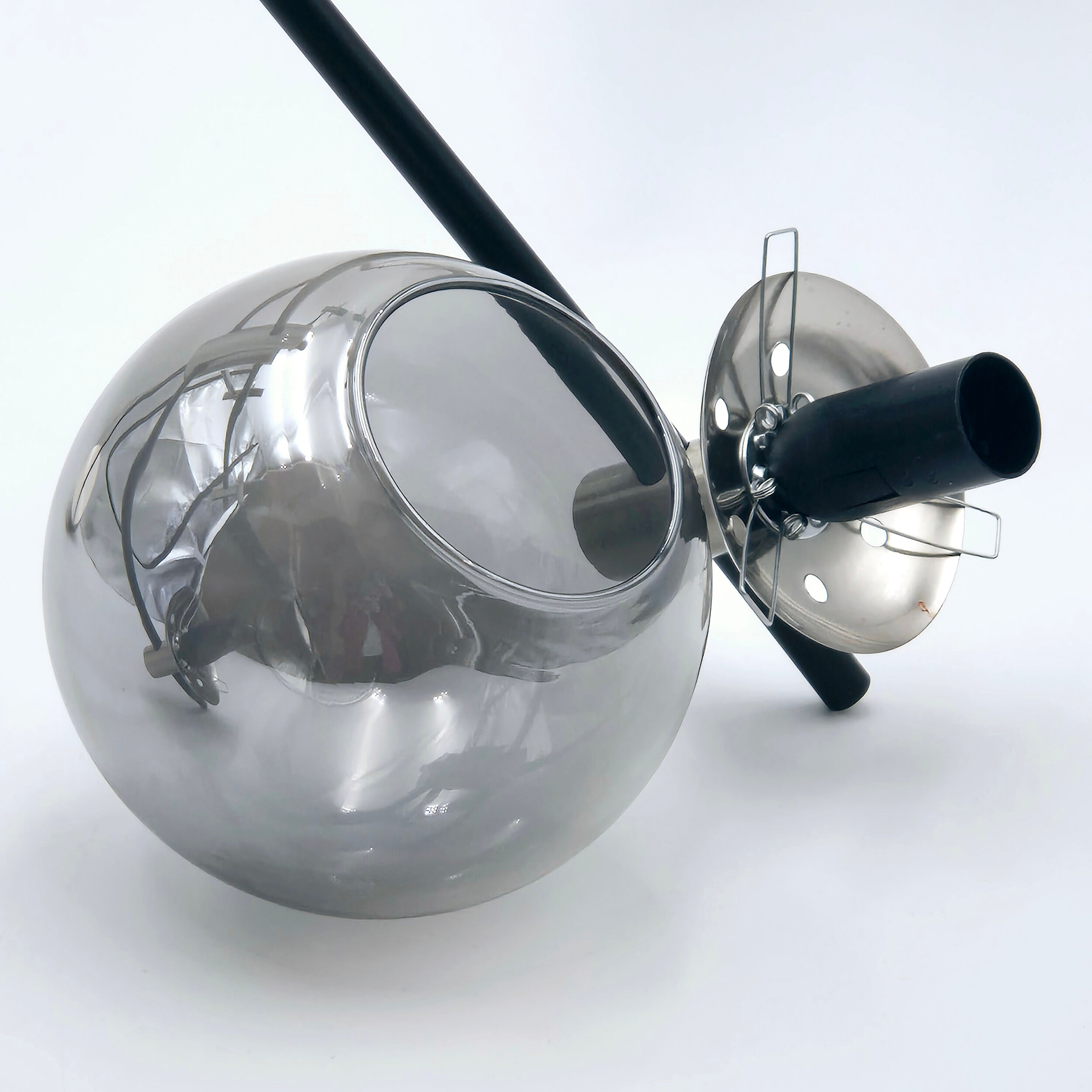 Lamkur Deckenleuchte Lilou Chrom Glas Stahl B/H/L: ca. 54x53x54 cm E14 6 Brennstellen