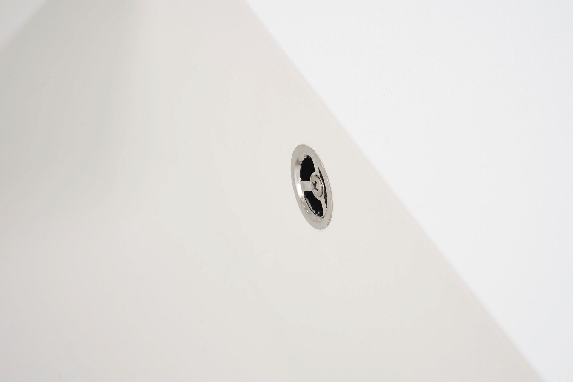 Respekta Einbauspüle Denver 86 x 50 W weiß Mineralite B/H/T: ca. 86x20x50 cm