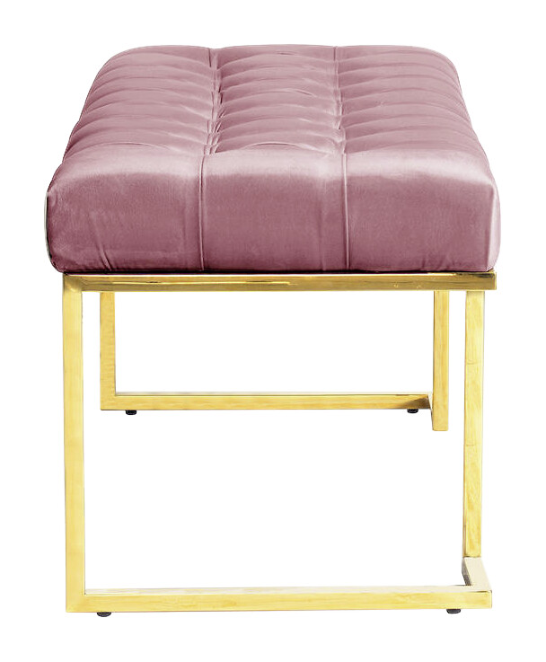 Sitzbank Rare 201 altrosa B/H/T: ca. 47x48x100 cm