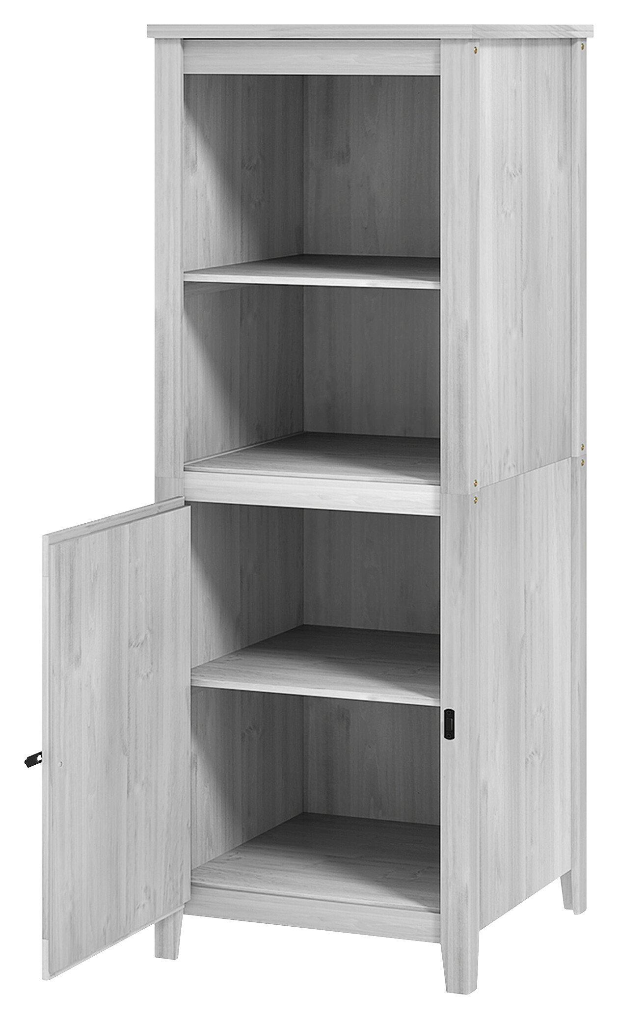 Outsunny Gartenschrank hellgrau Holz B/H/L: ca. 60x160x60 cm