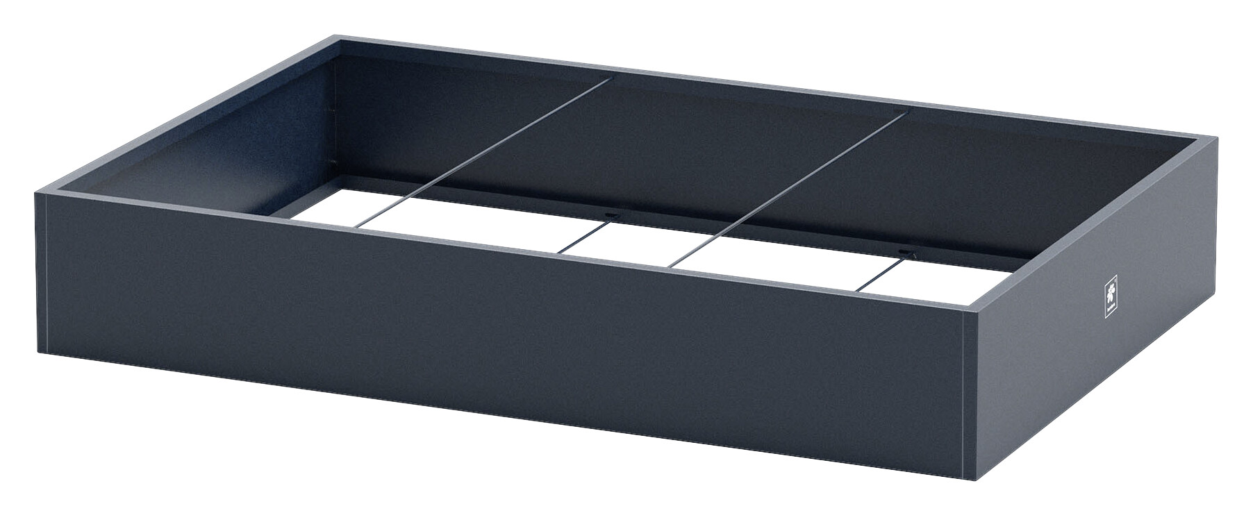 Herstera Garden Pflanzkasten anthrazit Metall B/H/L: ca. 25x100x150 cm