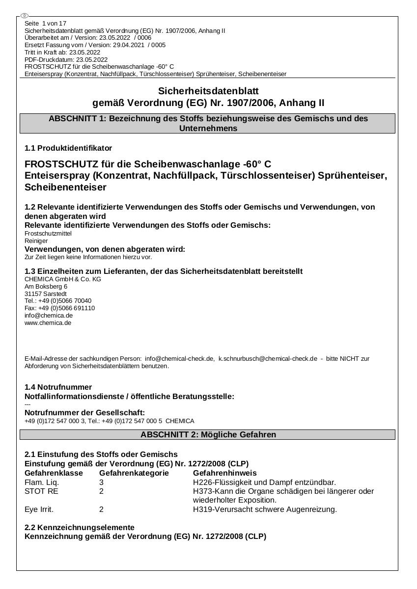 KLAX Frostschutz ca. 1 l