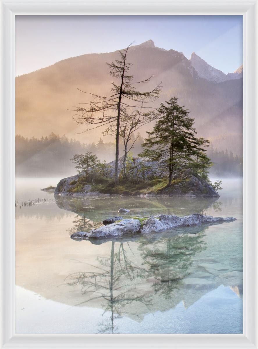 The Wall Bilderrahmen weiß Kunststoff B/L: ca. 15x21 cm