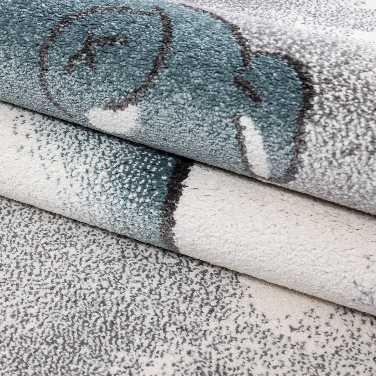 Ayyildiz Teppich KIDS blau B/L: ca. 80x150 cm