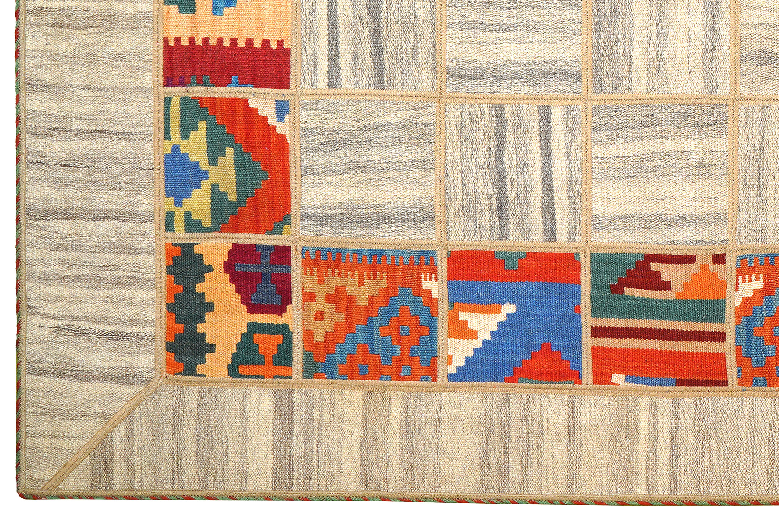 PersaTepp Teppich Kelim Tekkehdouz beige B/H/L: ca. 150x1x200 cm