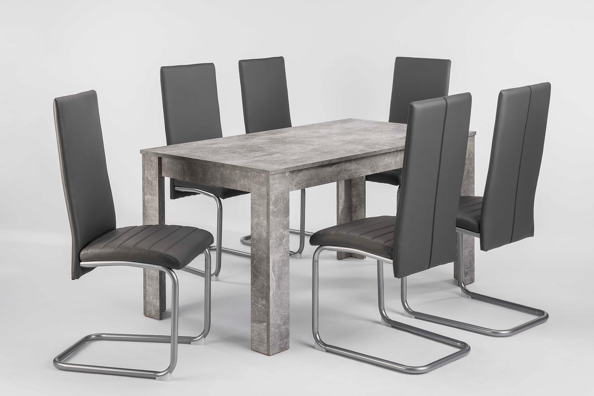 Tisch NEPAL Beton Optik B/H/T: ca. 140x75x80 cm