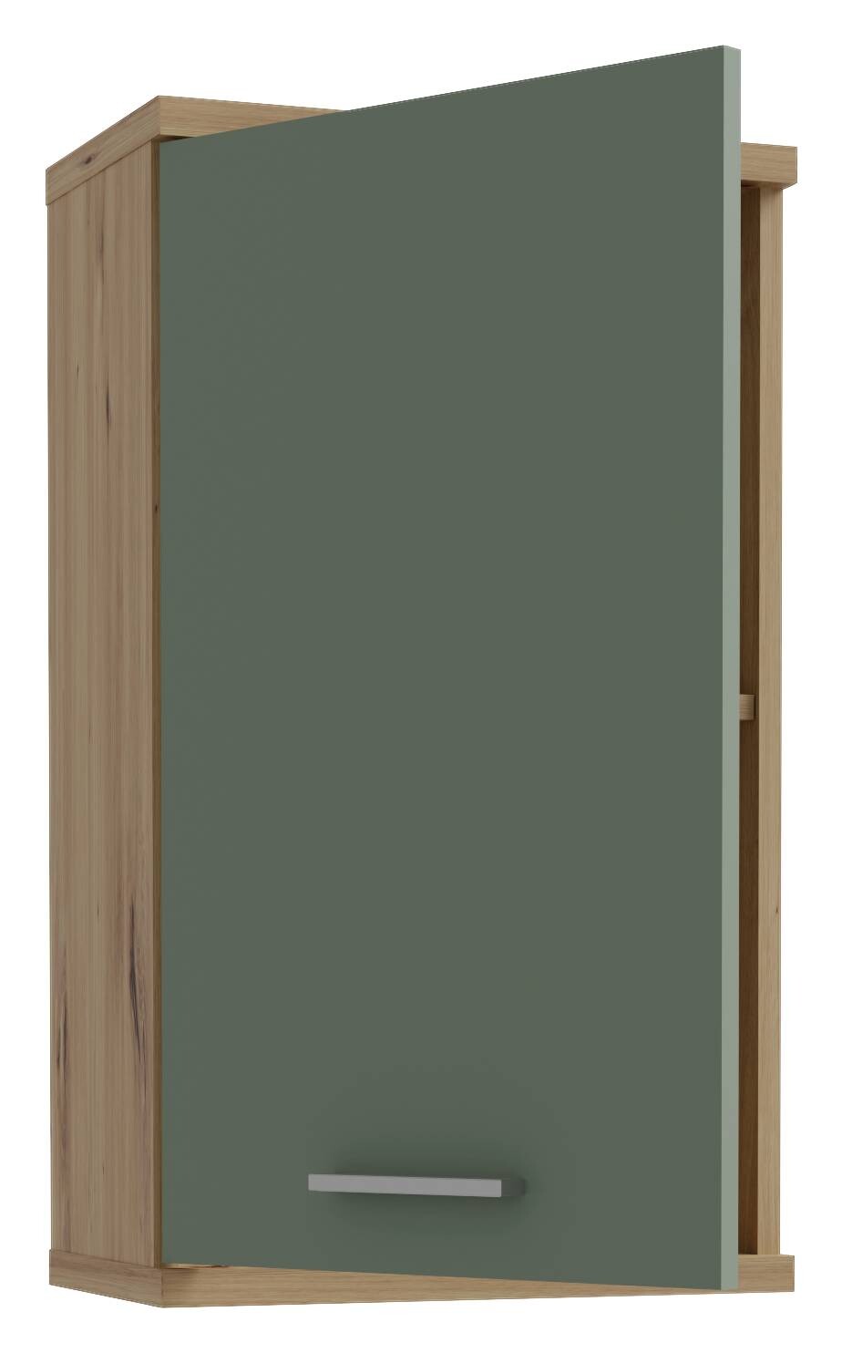 Hängeschrank Eiche Artisan Nachbildung salbei B/H/T: ca. 40x69x23 cm