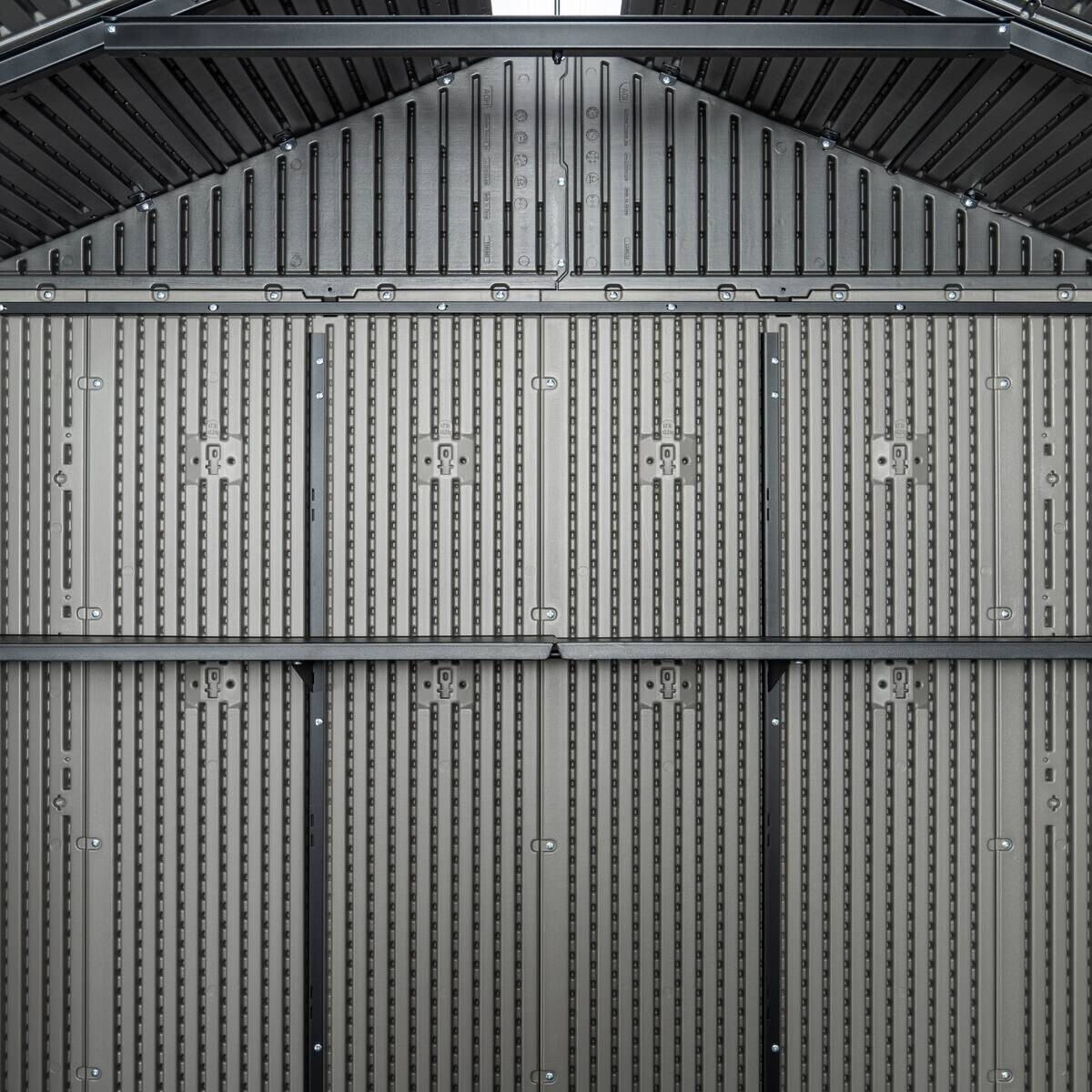 Lifetime Gerätehaus Idaho grau B/H/T: ca. 498x264,5x214 cm