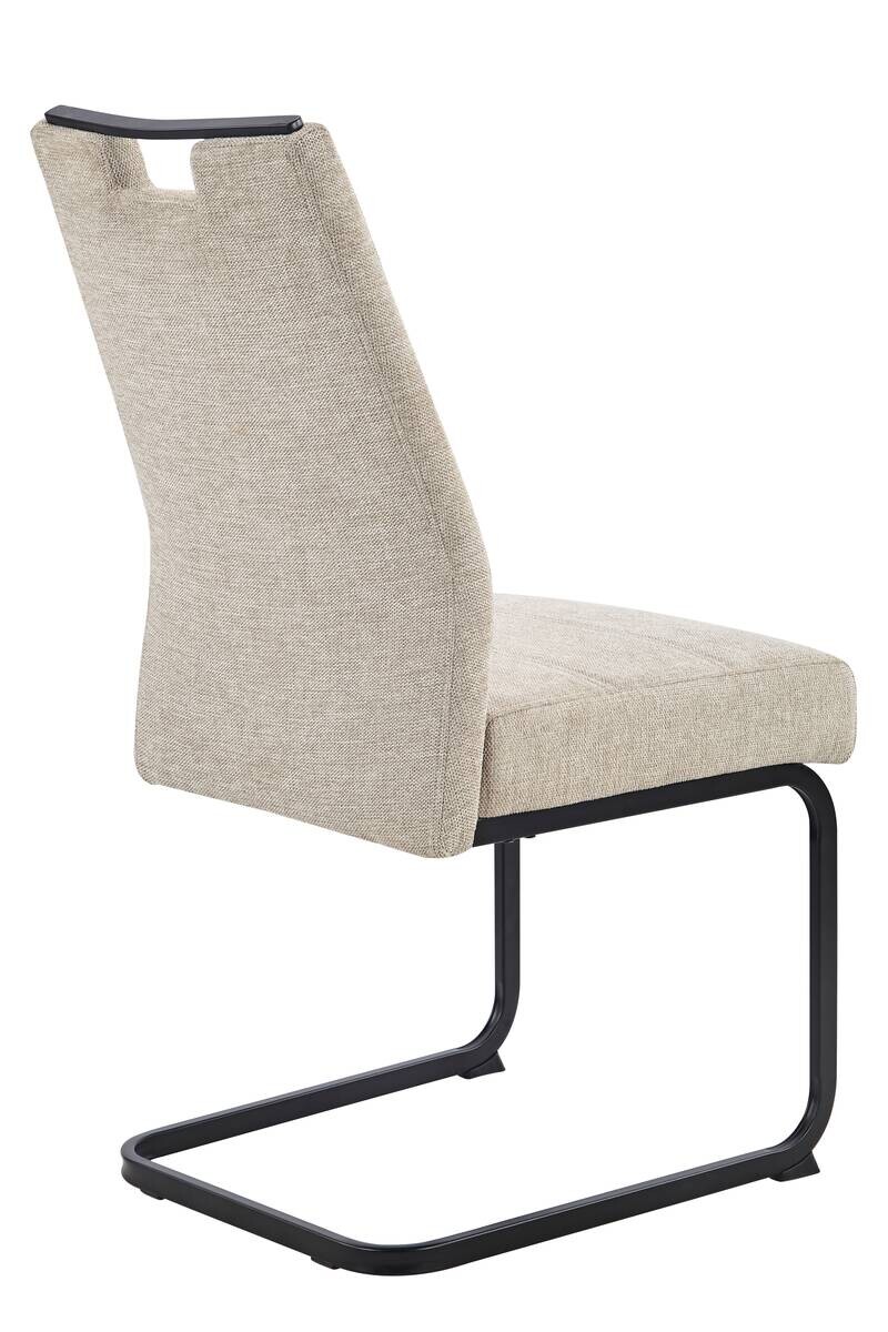 Schwingstuhl Kerstin II beige Webstoff B/H/T: ca. 47x100x65 cm