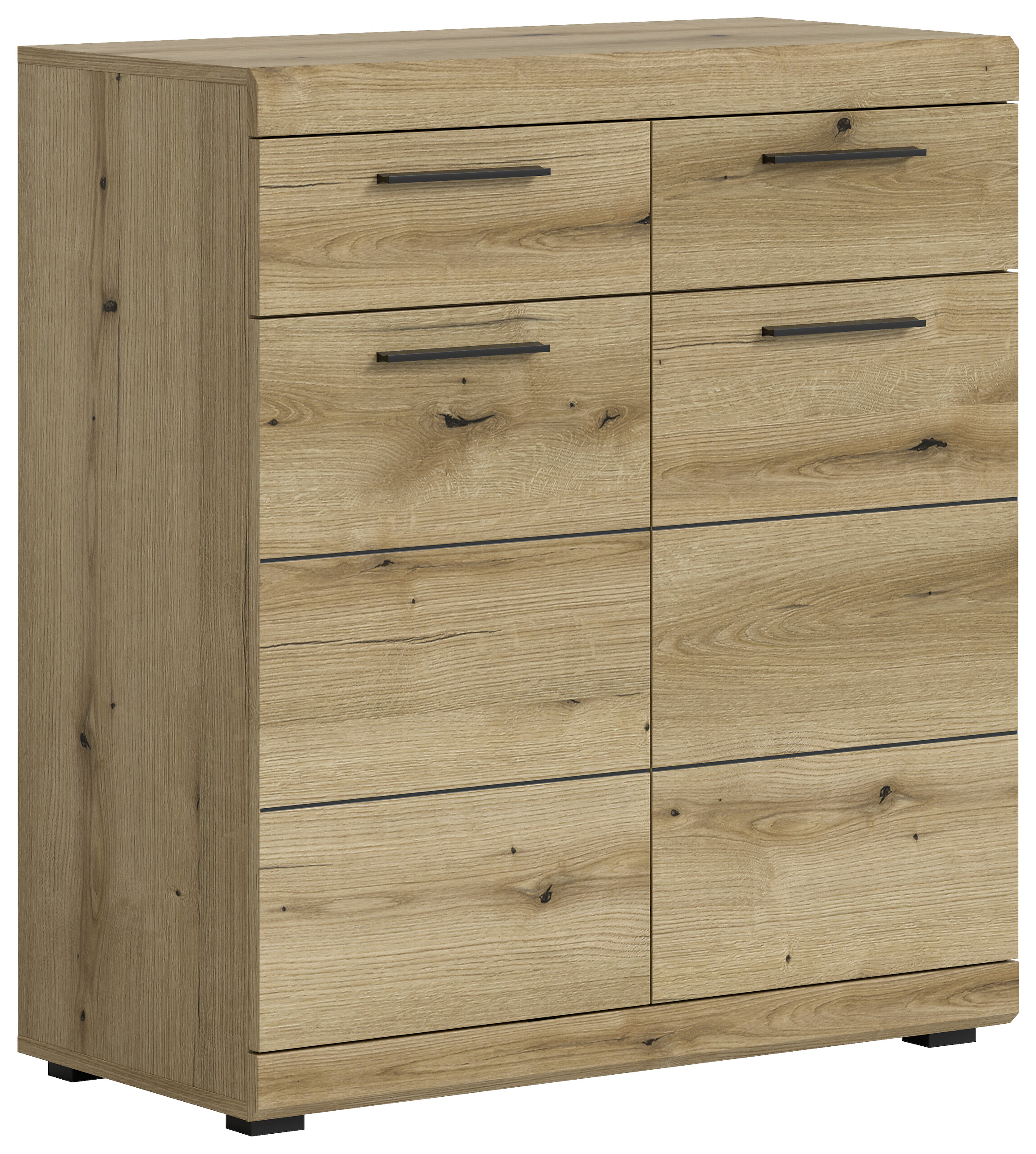 Kommode SCOUT Evoke Oak Nachbildung B/H/T: ca. 90x96x37 cm