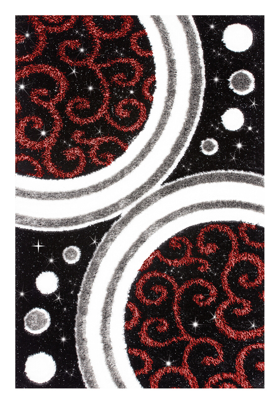 Kayoom Kurzflorteppich Ganges 610 grau B/L: ca. 80x150 cm