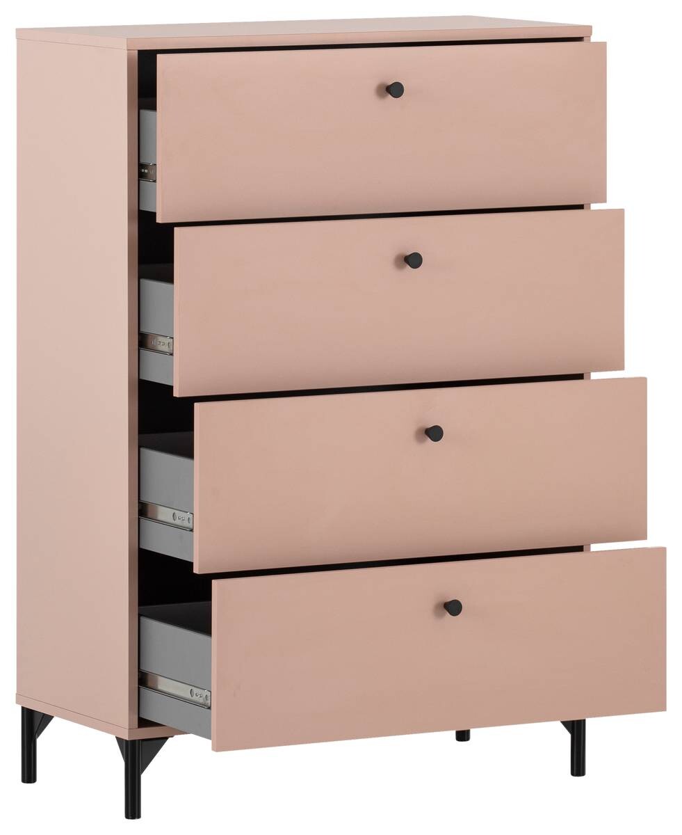 Kommode Smash apricot B/H/T: ca. 80,1x116,7x40 cm