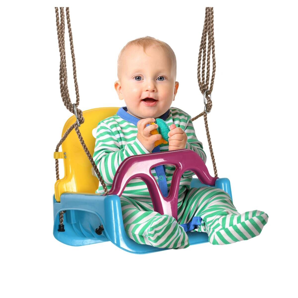 Outsunny Schaukel blau B/H/L: ca. 33x42x180 cm