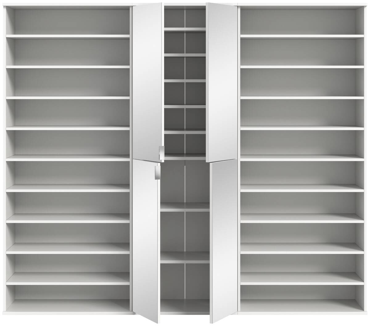 Garderobe PROJEKT X weiß weiß Hochglanz B/H/T: ca. 222x191x37 cm