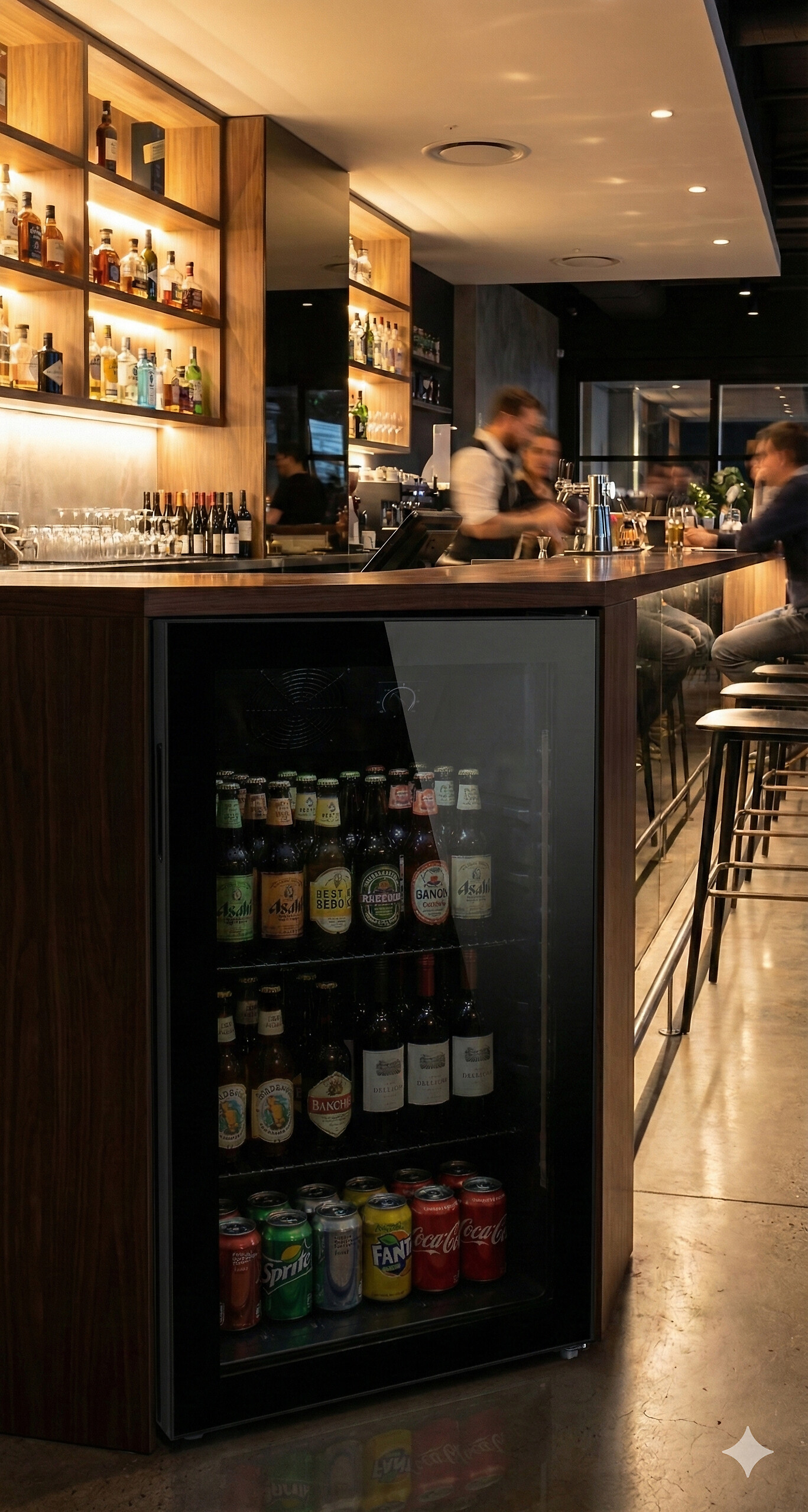 POCOline Kühlschrank schwarz B/H/T: ca. 54x84x54,5 cm POCOline Kühlschrank schwarz B/H/T: ca. 54x84x54,5 cm