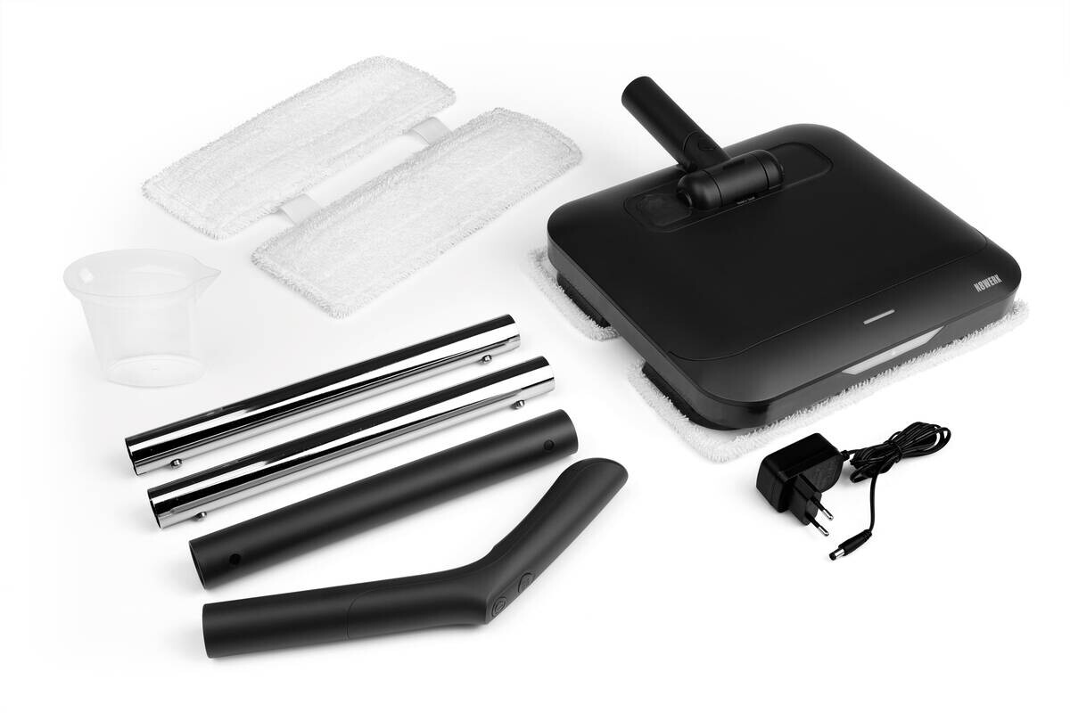 N8WERK Wischmopp schwarz Aluminium Kunststoff B/H/L: ca. 27,5x115x30,4 cm ca. 35 W