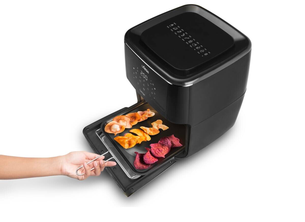 Heißluftfritteuse Sensei 38545 schwarz Kunststoff B/H/L: ca. 37x38x45 cm ca. 12 l