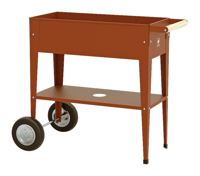 Herstera Garden Kräuterfabrik Urban rot Metall B/H/L: ca. 50x80x85 cm