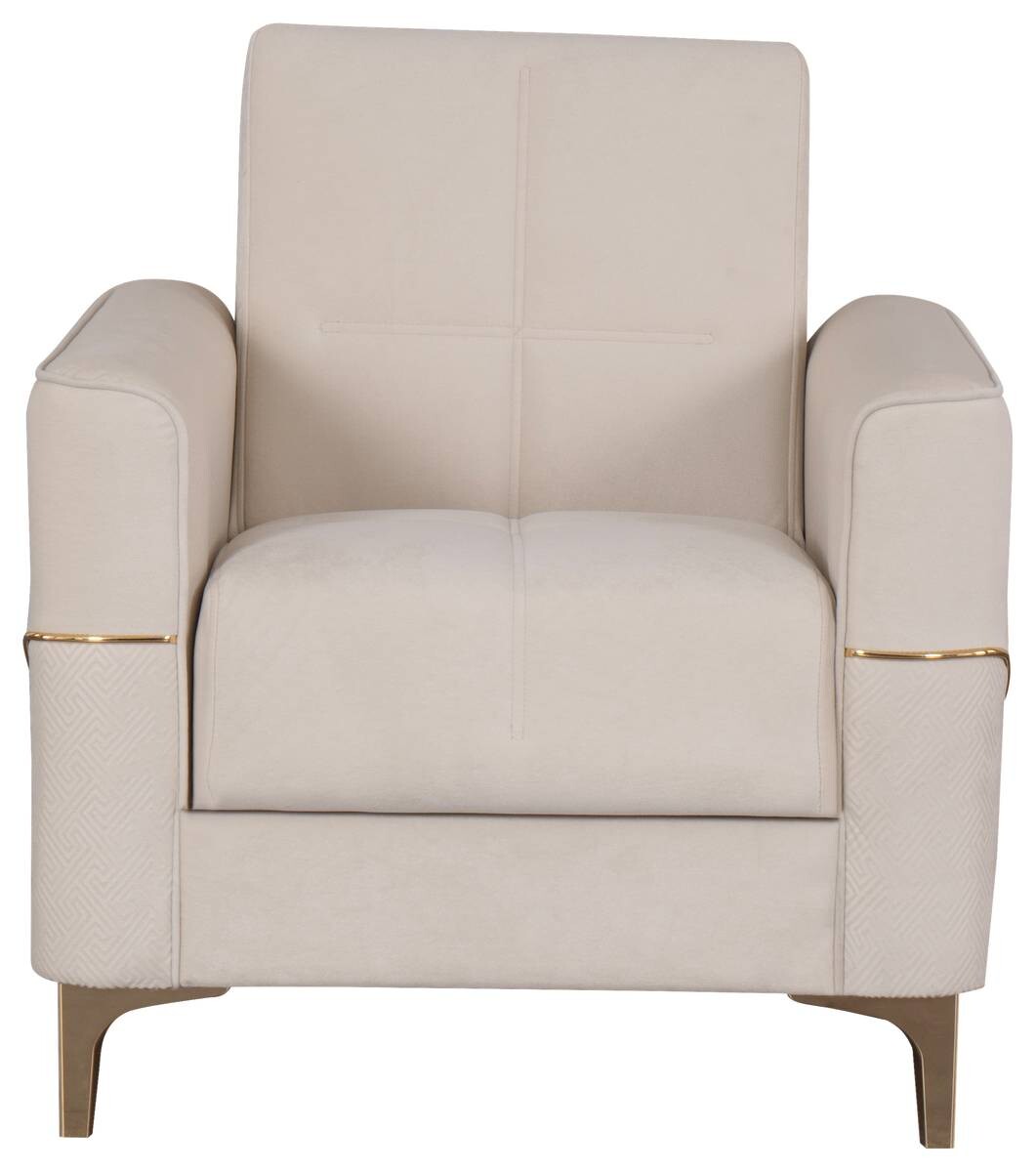 Sofa 3-2-1 Salda beige Microfaser