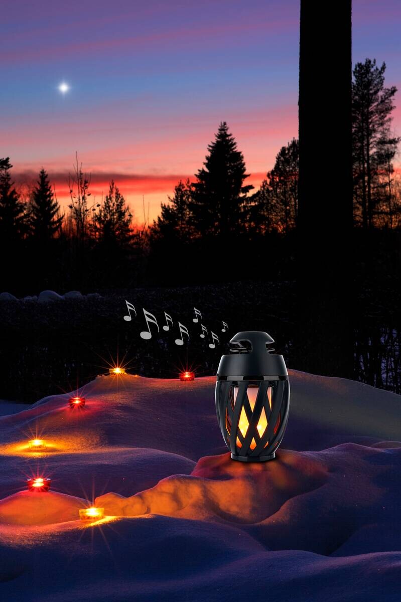 Näve Leuchten Tischleuchte 5243822 schwarz Kunststoff H/D: ca. 16,5x10 cm null 48 Brennstellen