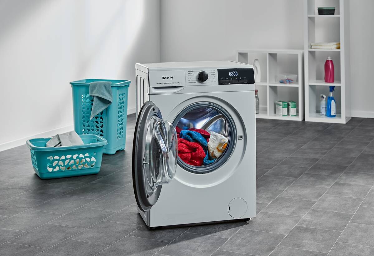 Gorenje Waschmaschine WNHEI74SAPS/DE weiß B/H/T: ca. 60x85x47 cm ca. 7 kg