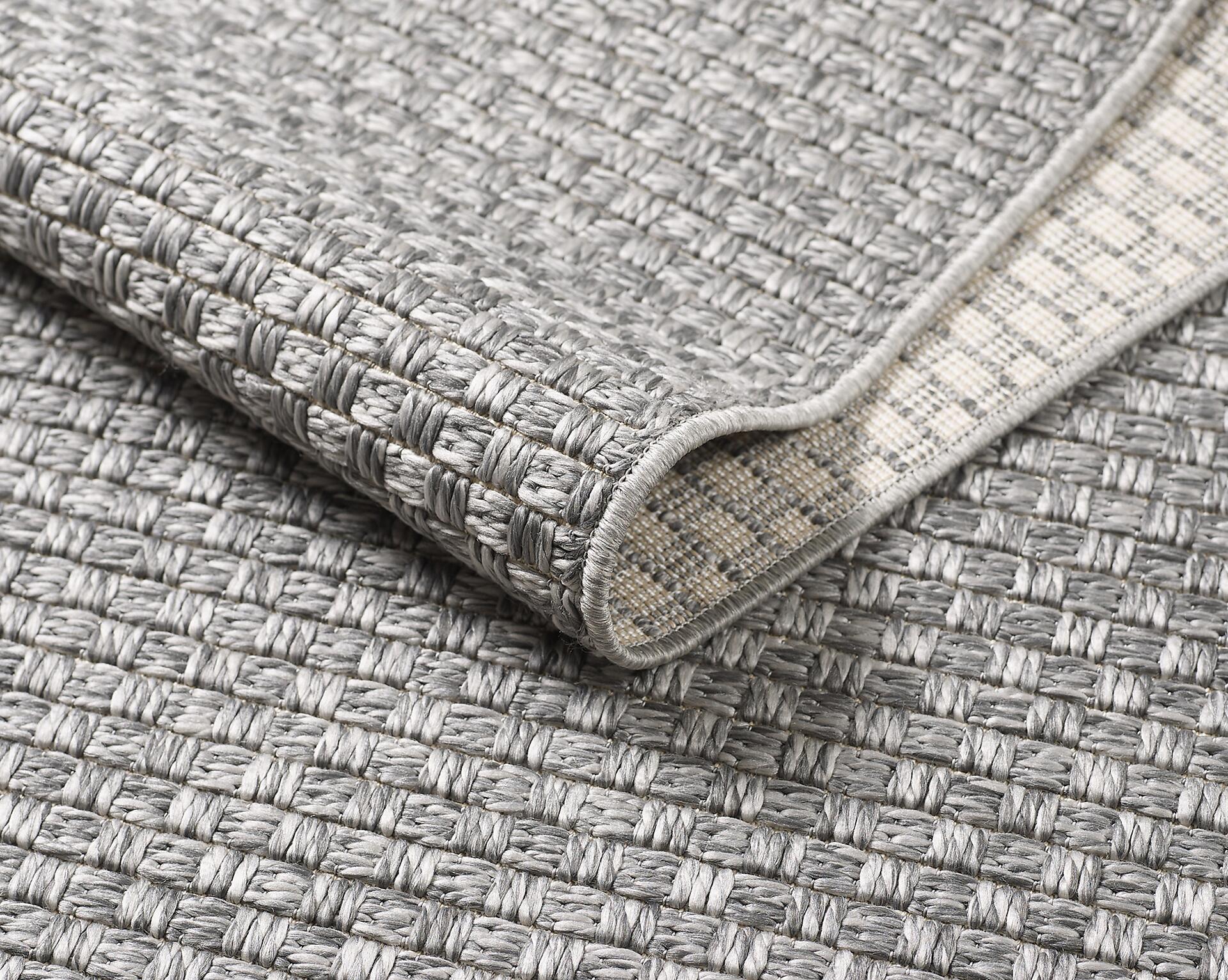 Merinos Teppich Helsinki grau B/L: ca. 80x150 cm