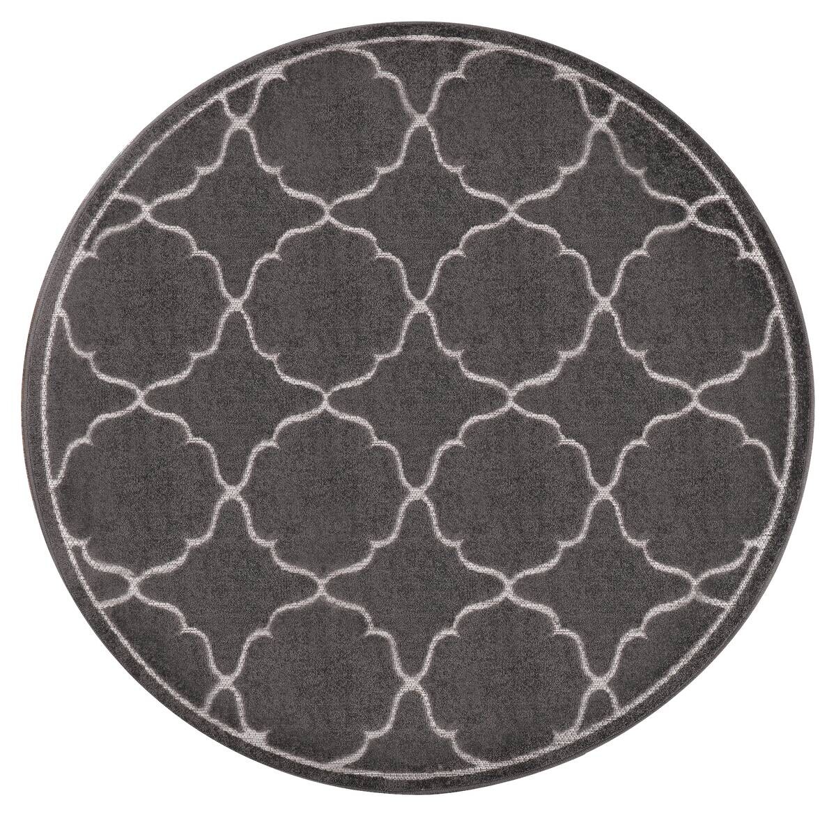 Sanat Outdoorteppich BERLIN grau B/L: ca. 150x150 cm