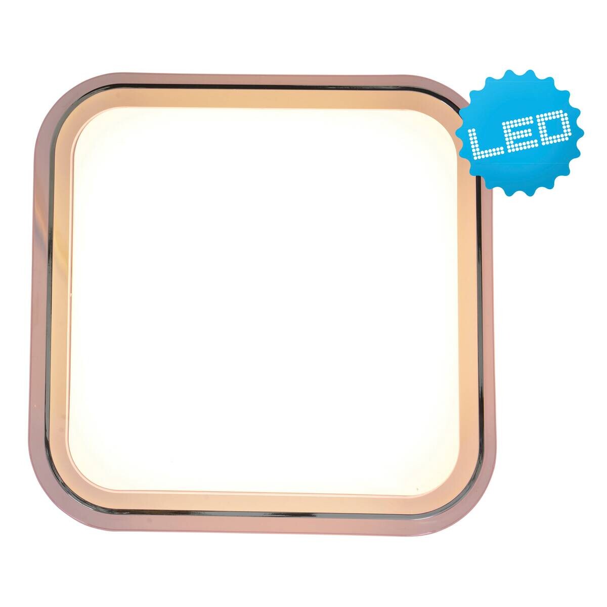 Näve Leuchten Deckenleuchte 1154324 violett Kunststoff Metall B/H/T: ca. 33x8,5x33 cm null 1 Brennstellen