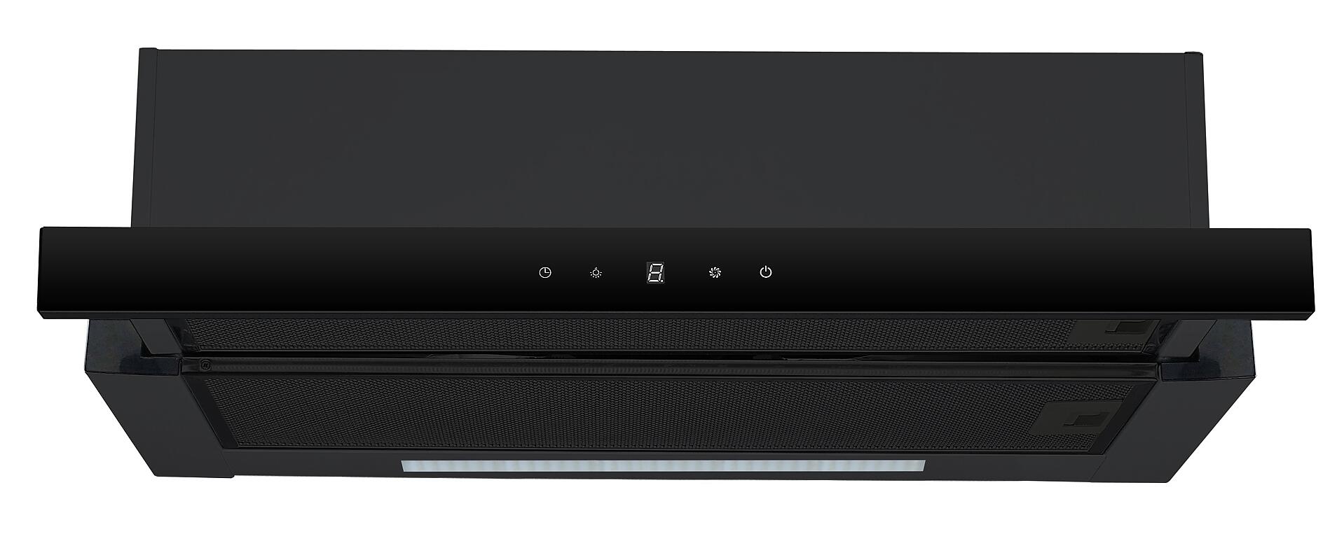 Mican Dunstabzugshaube THA300TMFSA+ schwarz Metall B/H/T: ca. 60x17,6x28 cm