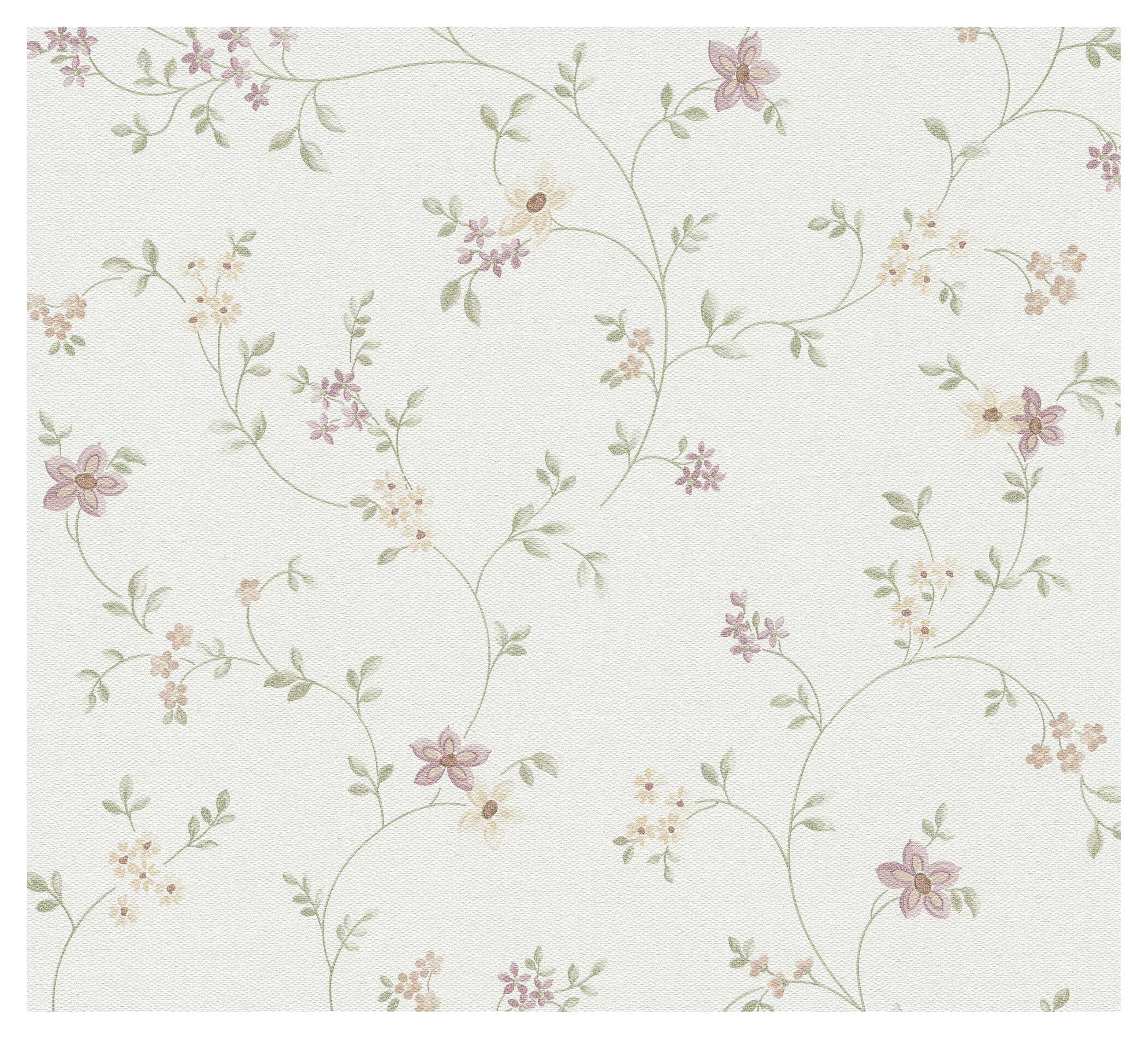 A.S.Creation Tapete grün bunt creme B/H/D: ca. 52x250x7,5 cm