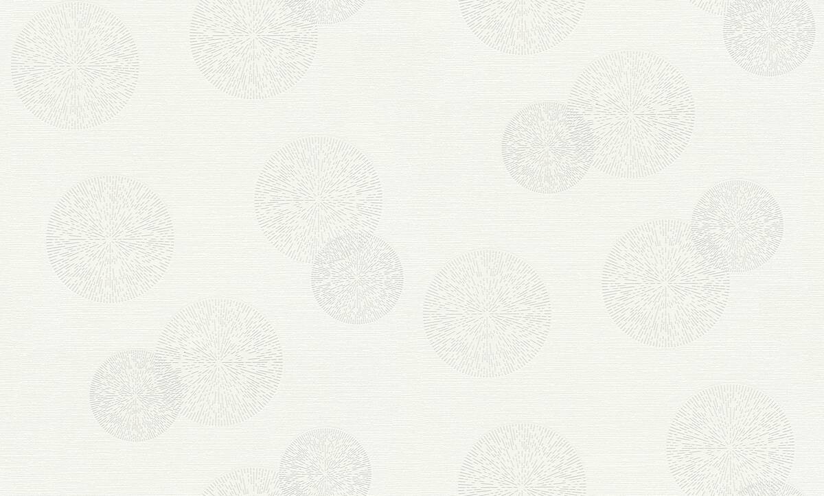 A.S.Creation Vliestapete Black & White Kreise grau B/L: ca. 53x1005 cm