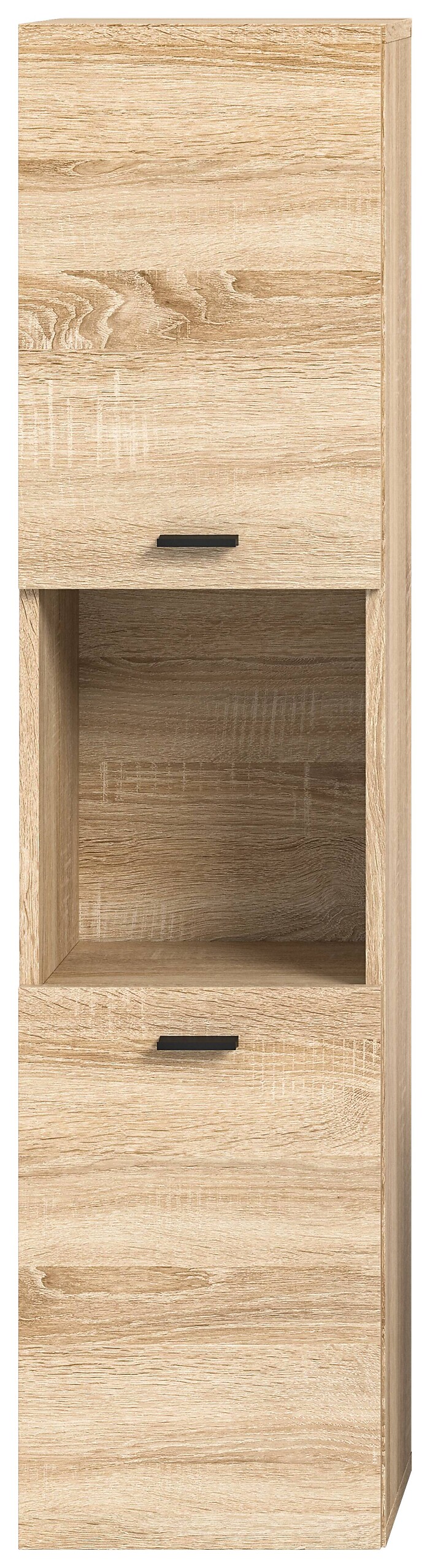 Badhochschrank BOSTON Eiche Sonoma Nachbildung B/H/T: ca. 30x125x29 cm
