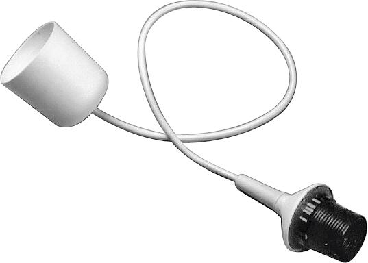 Trio Pendelleuchte Paper weiß Kunststoff E27 1 Brennstellen