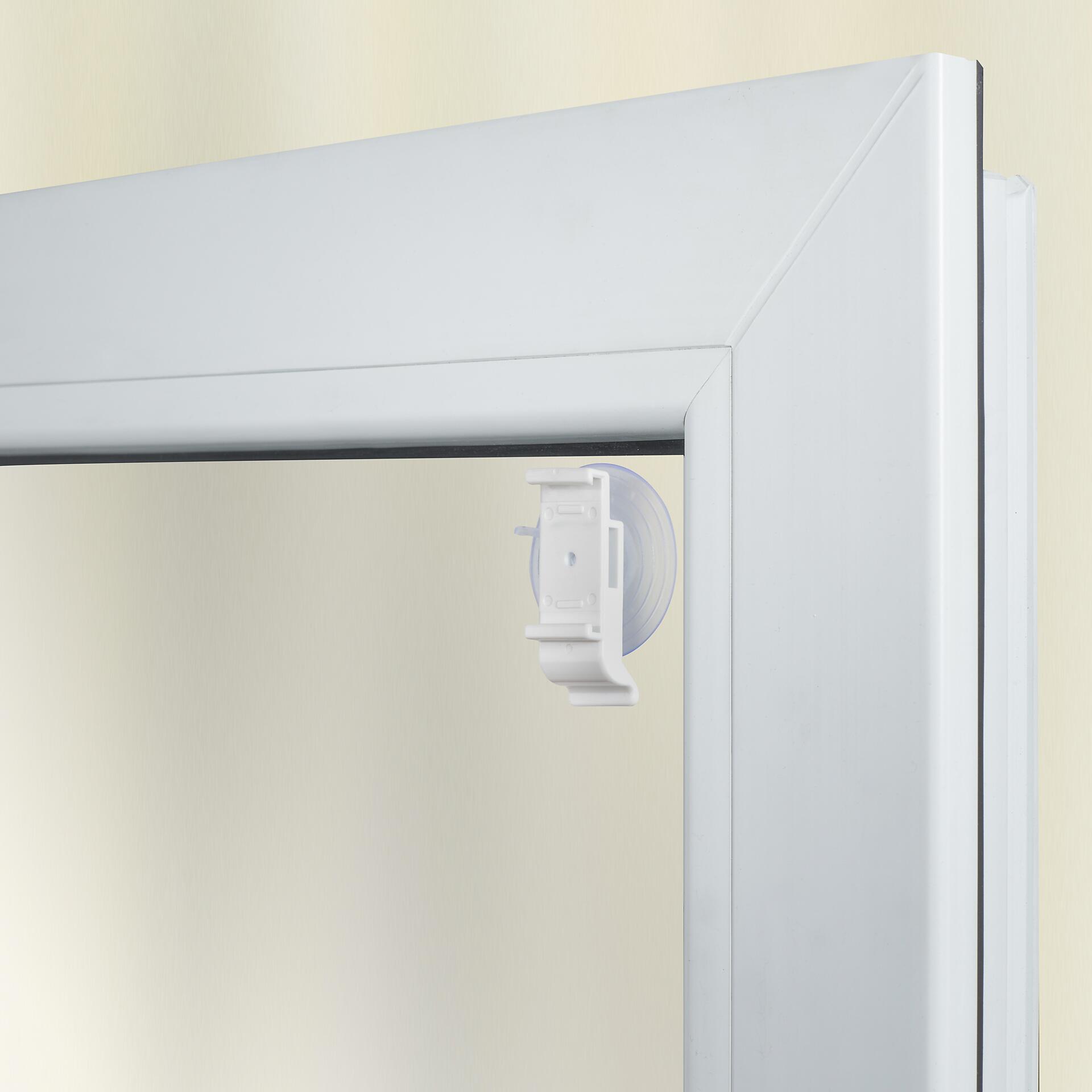 LICHTBLICK Träger für Doppelrollos weiß 2 Packstücke