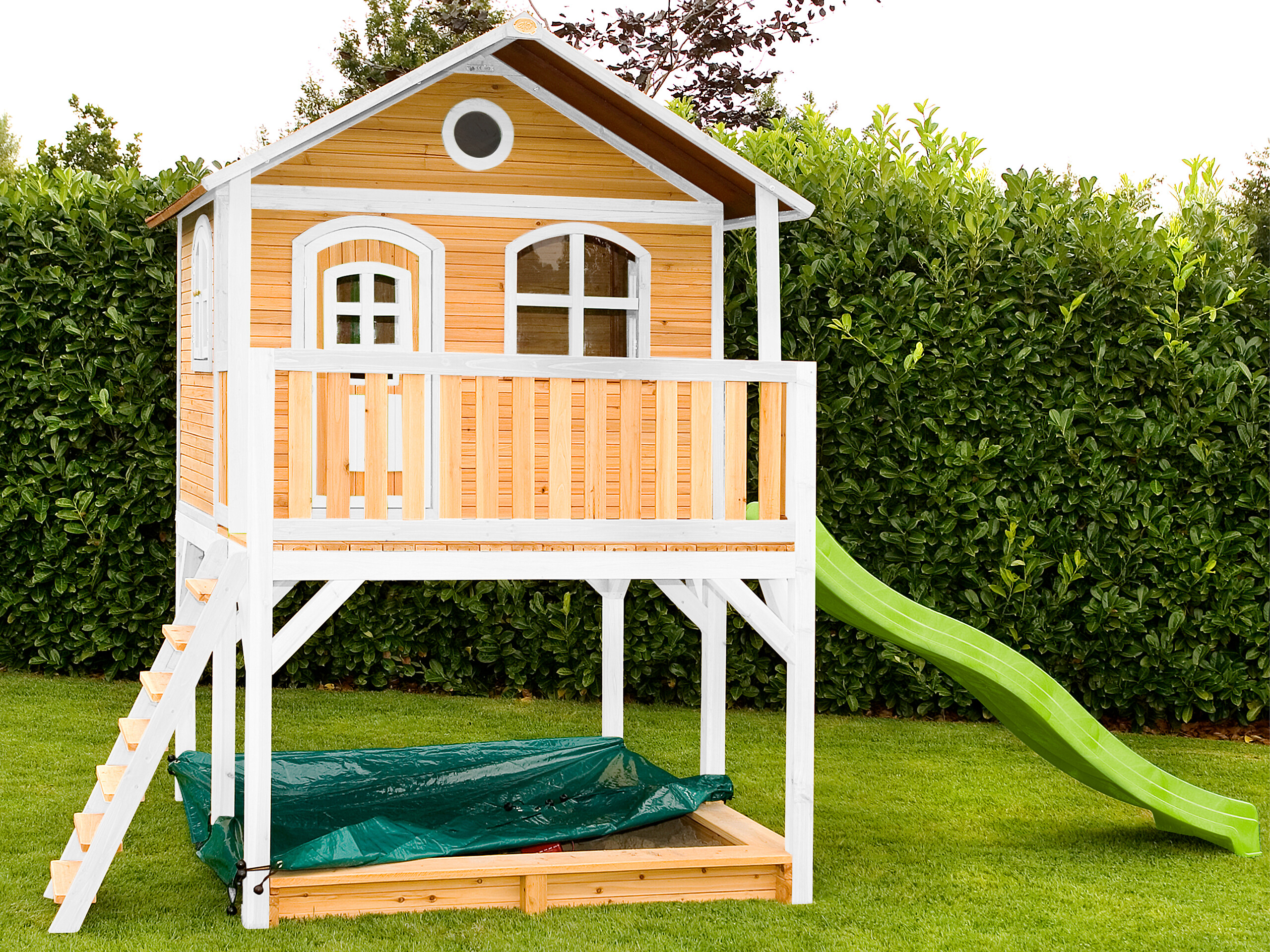 AXI Spielhaus Marc braun B/H/L: ca. 432x293x212 cm