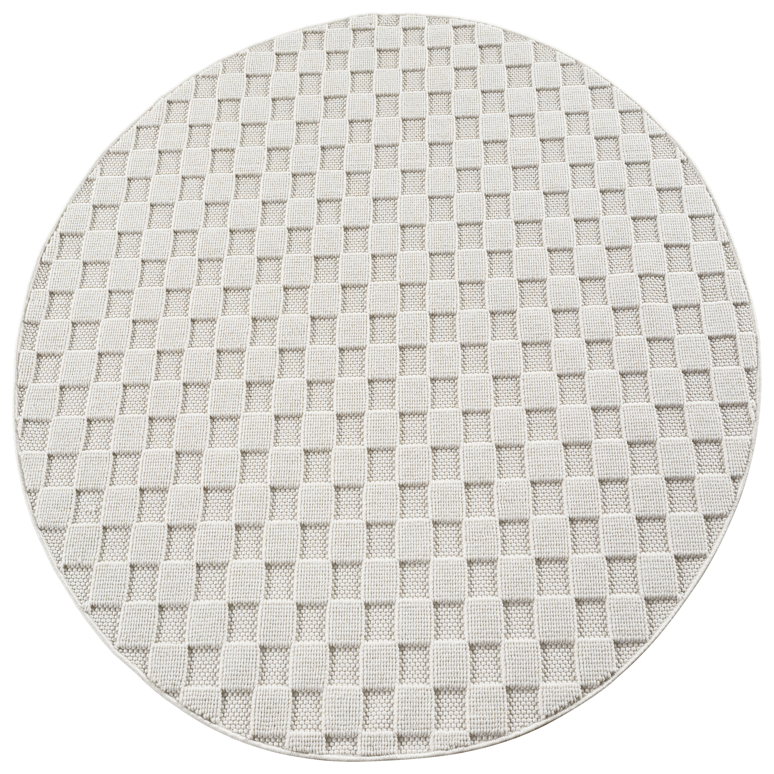 Ayyildiz Kurzflorteppich HELIX creme B/H/L: ca. 160x0,7x160 cm