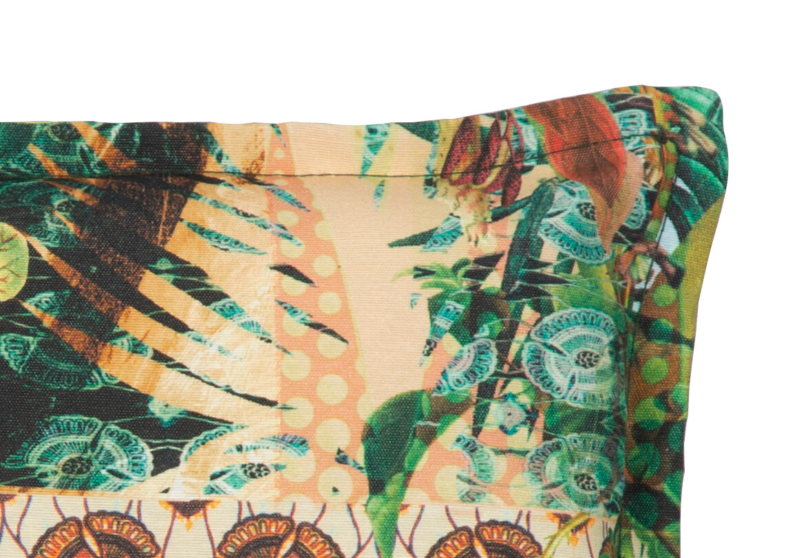 Beo Saumauflage für Niederlehner Texas bunt Polyester-Mischgewebe B/H/S: ca. 98x46x8 cm 4er Set