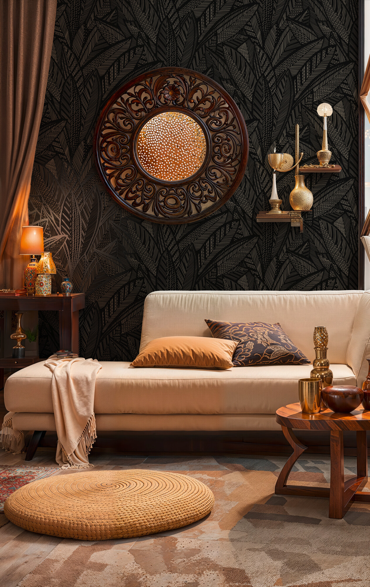 A.S.Creation Vliestapete schwarz B/H/D: ca. 53x1005x9,7 cm