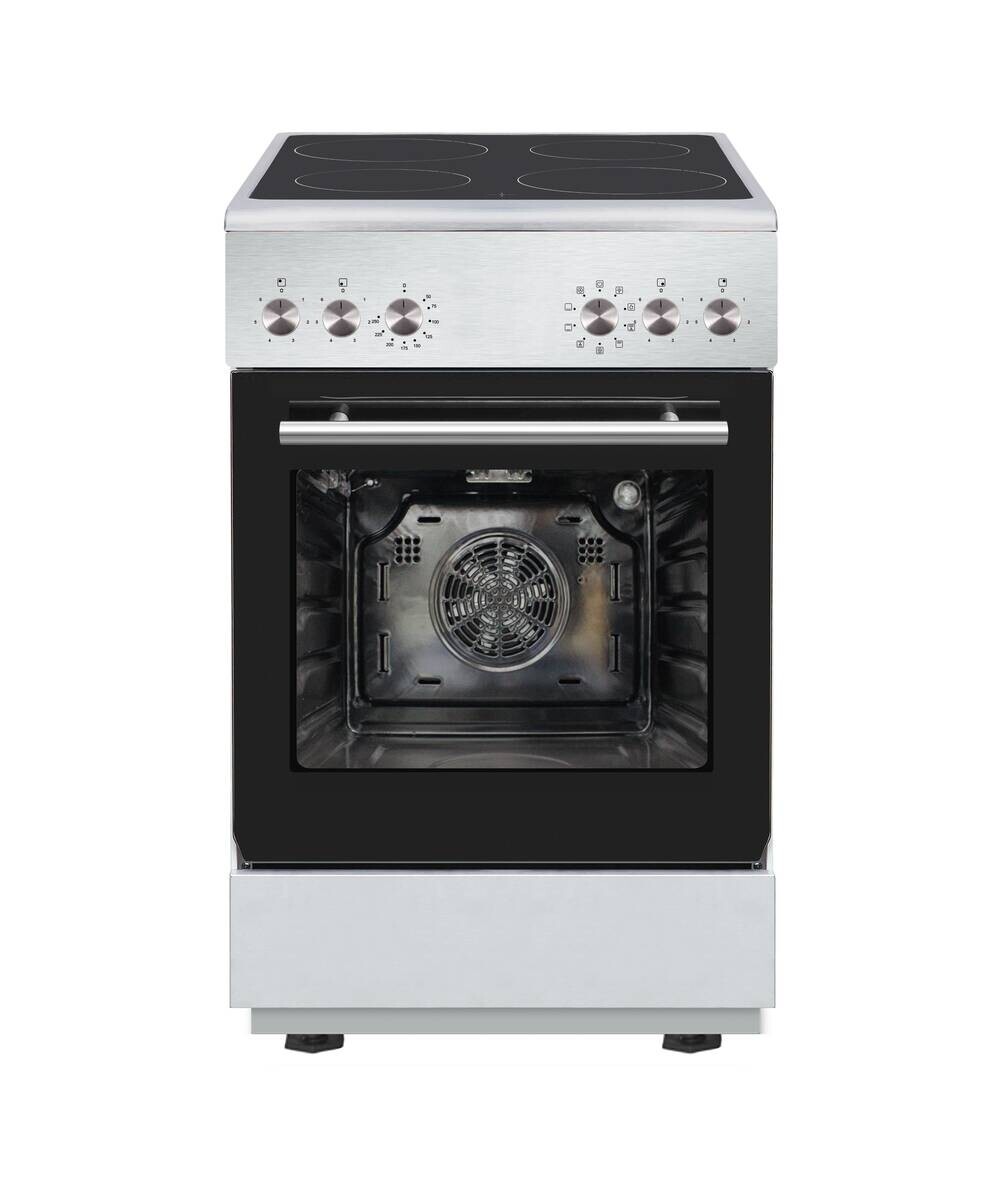 Stand-Elektroherd EH-50KPD56 Edelstahl B/H/T: ca. 50x86x60 cm