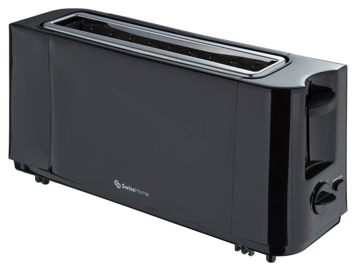 SWISS HOME Toaster schwarz B/H/L: ca. 27x24x8 cm