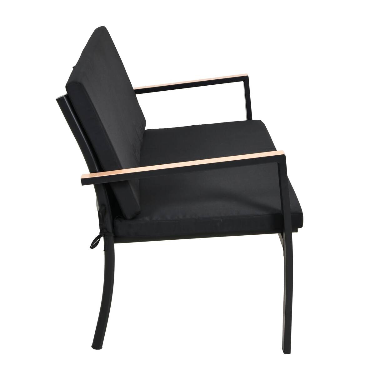 POCOline Gartensitzgruppe Grafon schwarz Stahl