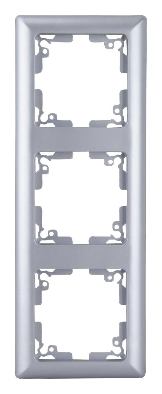 UniTec Abdeckrahmen silber