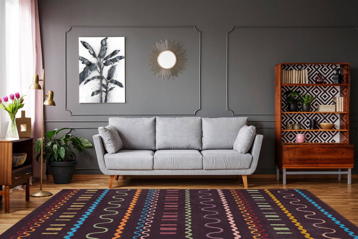 Arte Espina Kurzflorteppich Spirit 3085 mehrfarbig B/L: ca. 170x240 cm