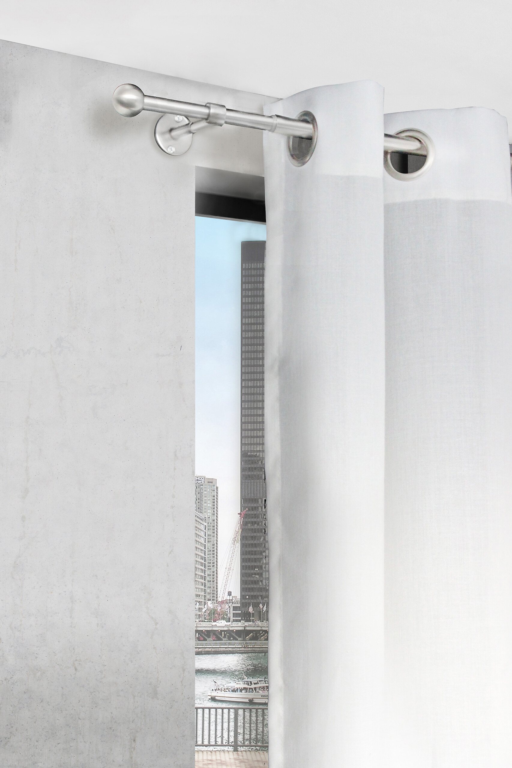 ondeco Stilgarnituren Edelstahloptik Metall L: ca. 280 cm ausziehbar von ca. 160 bis 280 cm 1.0 Läufe