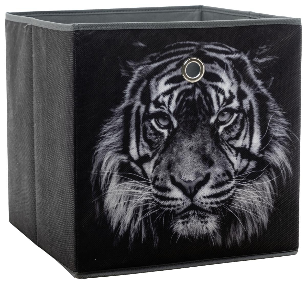 Motivbox Wildlife anthrazit B/H/T: ca. 32x32x32 cm
